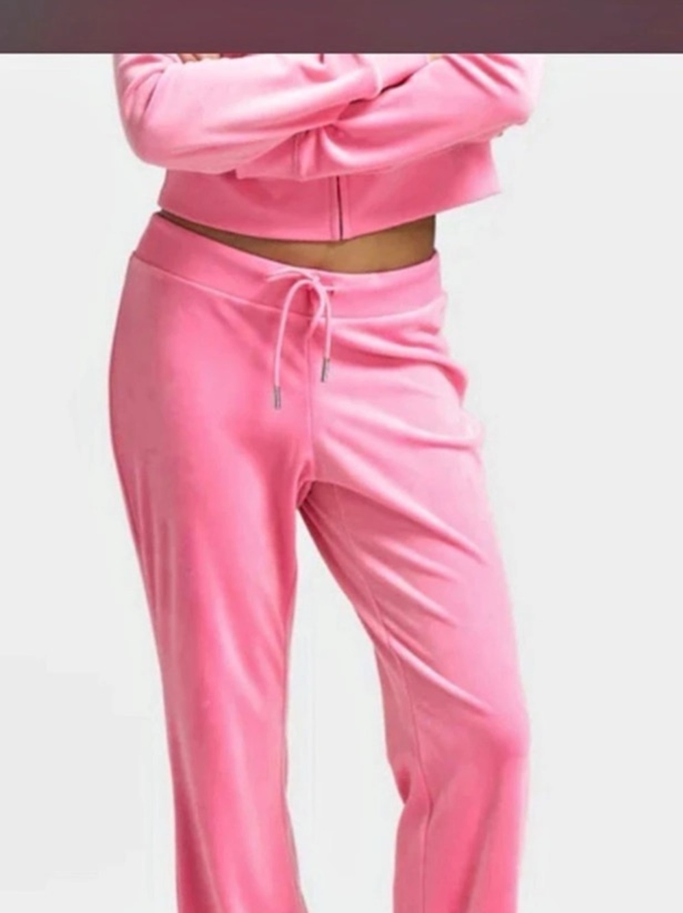 Juicy Couture OG Big Bling Velour Track Set Pink (FULL SET)